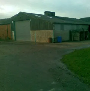 Driveway through Luscombe Farm site